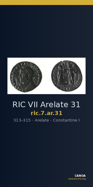 RIC VII Arelate 31 — CANOA