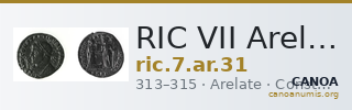 RIC VII Arelate 31 — CANOA