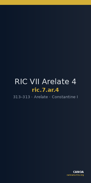 RIC VII Arelate 4 — CANOA