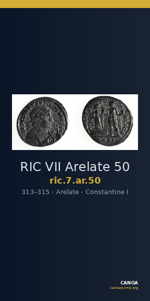 RIC VII Arelate 50 — CANOA
