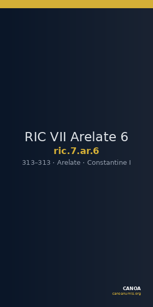 RIC VII Arelate 6 — CANOA