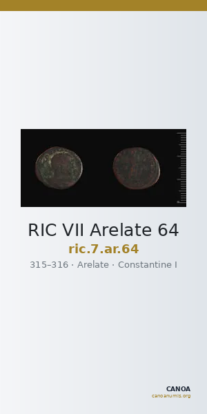 RIC VII Arelate 64 — CANOA