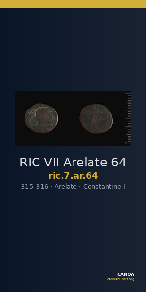 RIC VII Arelate 64 — CANOA