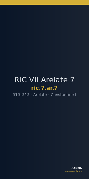 RIC VII Arelate 7 — CANOA