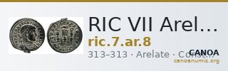 RIC VII Arelate 8 — CANOA