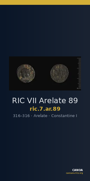 RIC VII Arelate 89 — CANOA