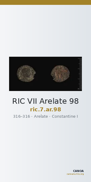 RIC VII Arelate 98 — CANOA