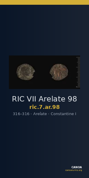 RIC VII Arelate 98 — CANOA