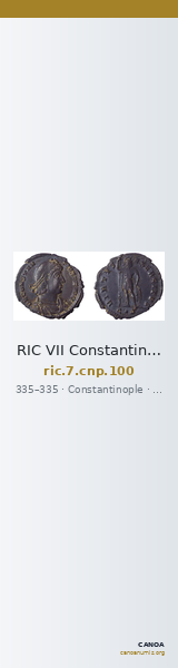 RIC VII Constantinople 100 — CANOA