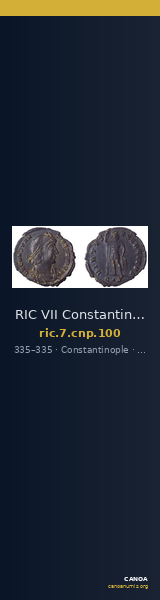 RIC VII Constantinople 100 — CANOA