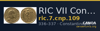 RIC VII Constantinople 109 — CANOA