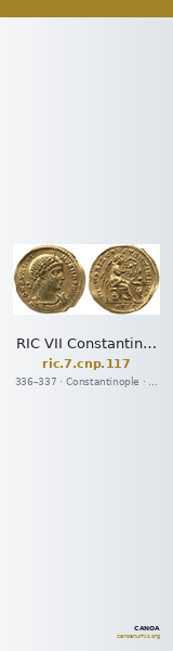 RIC VII Constantinople 117 — CANOA