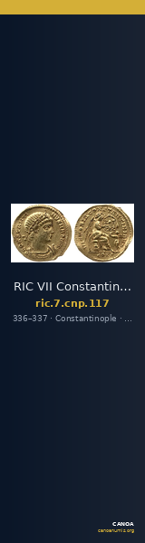 RIC VII Constantinople 117 — CANOA