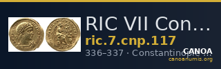 RIC VII Constantinople 117 — CANOA