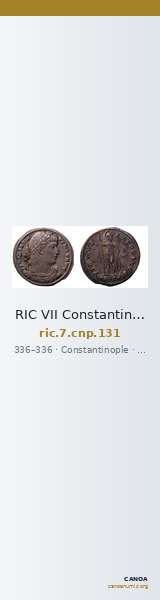 RIC VII Constantinople 131 — CANOA