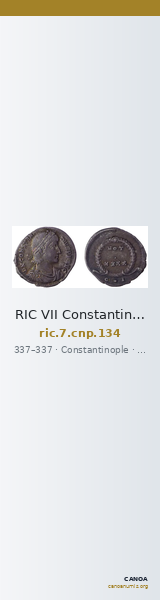 RIC VII Constantinople 134 — CANOA
