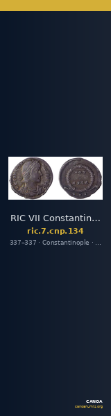 RIC VII Constantinople 134 — CANOA