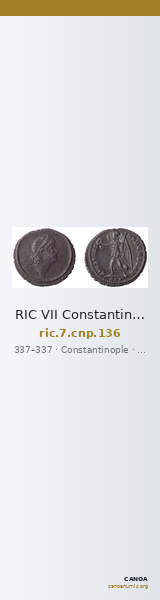 RIC VII Constantinople 136 — CANOA