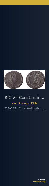 RIC VII Constantinople 136 — CANOA