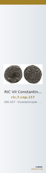 RIC VII Constantinople 137 — CANOA