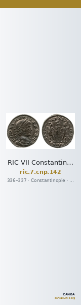 RIC VII Constantinople 142 — CANOA