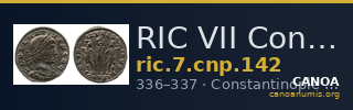 RIC VII Constantinople 142 — CANOA