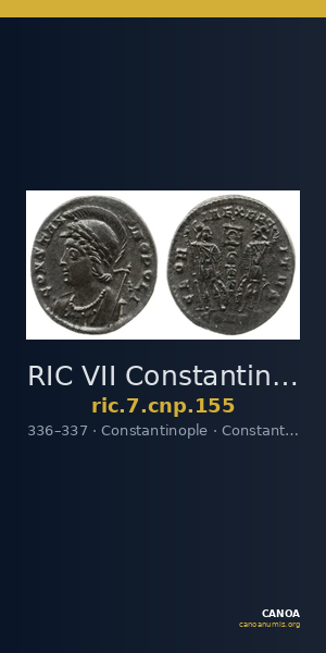 RIC VII Constantinople 155 — CANOA