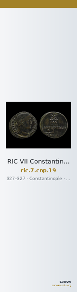 RIC VII Constantinople 19 — CANOA