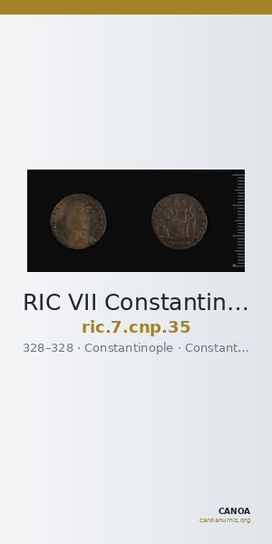 RIC VII Constantinople 35 — CANOA