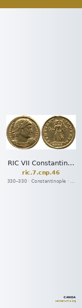 RIC VII Constantinople 46 — CANOA