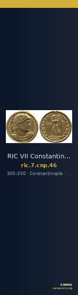 RIC VII Constantinople 46 — CANOA