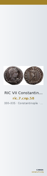 RIC VII Constantinople 58 — CANOA