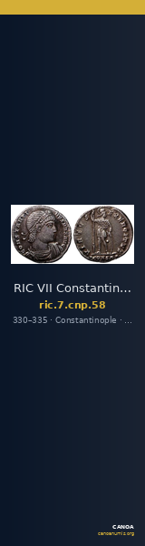 RIC VII Constantinople 58 — CANOA