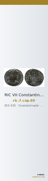 RIC VII Constantinople 80 — CANOA