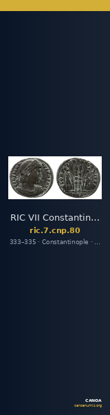 RIC VII Constantinople 80 — CANOA