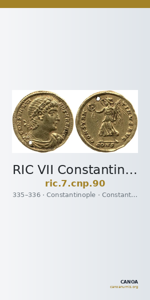 RIC VII Constantinople 90 — CANOA