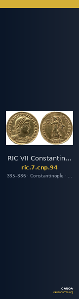 RIC VII Constantinople 94 — CANOA