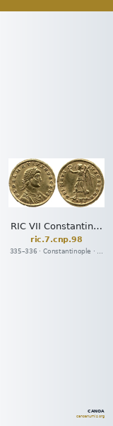 RIC VII Constantinople 98 — CANOA