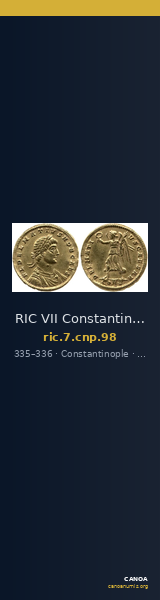 RIC VII Constantinople 98 — CANOA