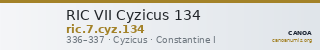 RIC VII Cyzicus 134 — CANOA