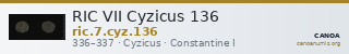 RIC VII Cyzicus 136 — CANOA