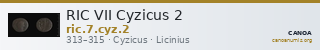 RIC VII Cyzicus 2 — CANOA