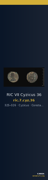 RIC VII Cyzicus 36 — CANOA
