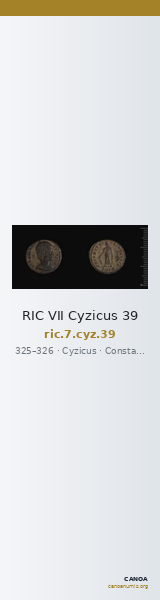 RIC VII Cyzicus 39 — CANOA