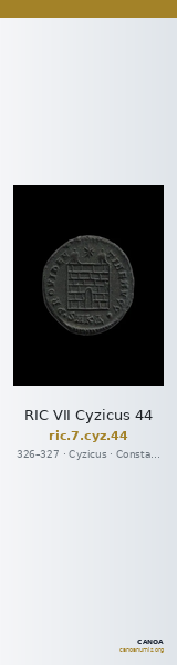 RIC VII Cyzicus 44 — CANOA