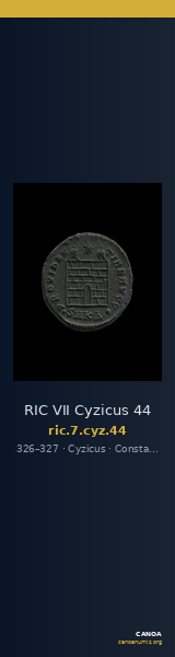 RIC VII Cyzicus 44 — CANOA