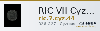 RIC VII Cyzicus 44 — CANOA