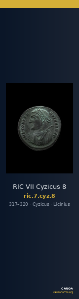 RIC VII Cyzicus 8 — CANOA