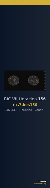 RIC VII Heraclea 156 — CANOA
