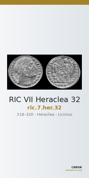 RIC VII Heraclea 32 — CANOA